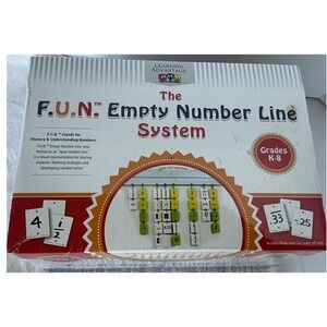 Learning Advantage F.U.N. Empty Number Line System Math Manipulative Grades‎ K-8